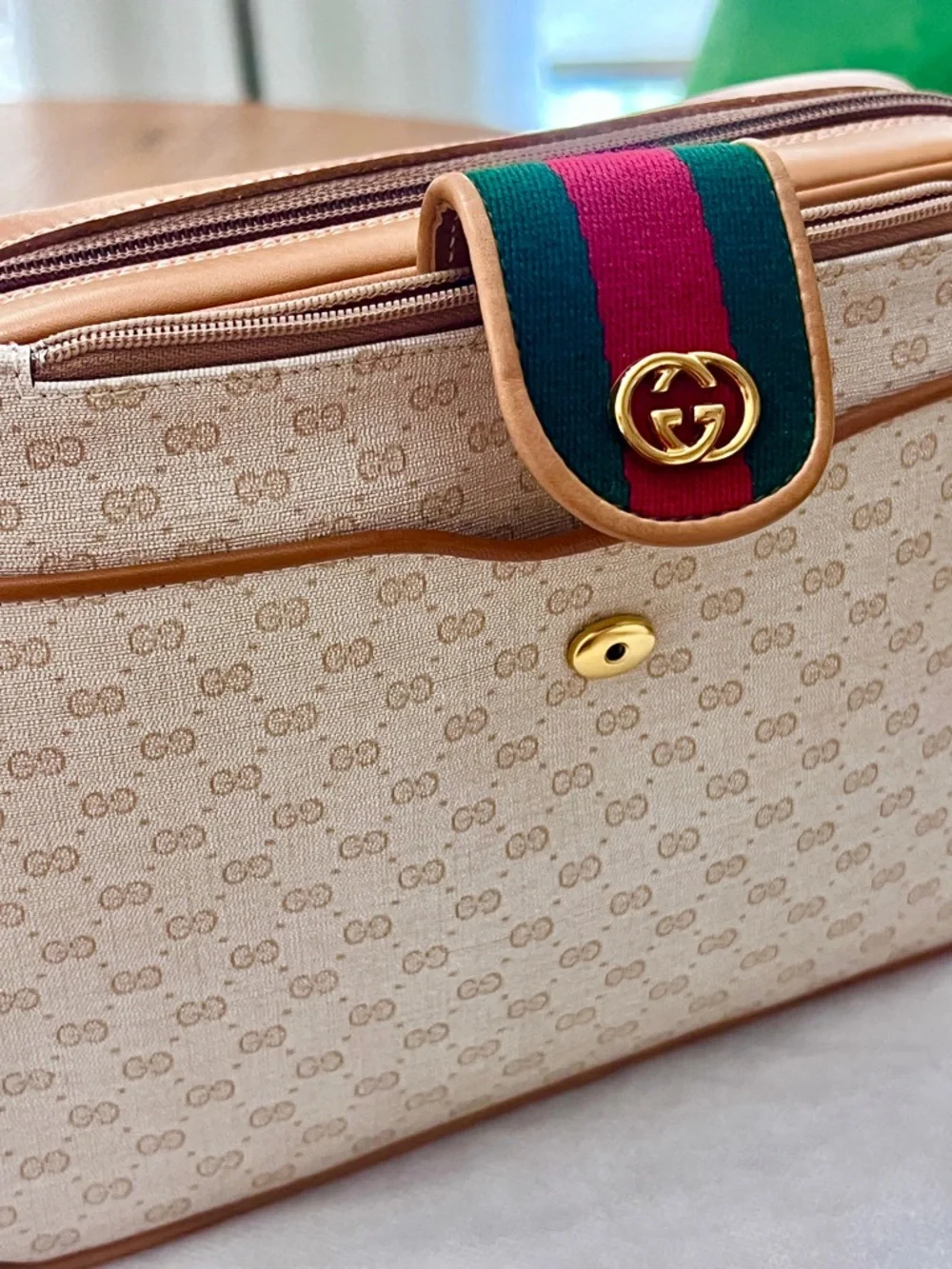 RARE AUTHENTIC VINTAGE Gucci GG Sherry Line Pochette - Picture 6 of 14